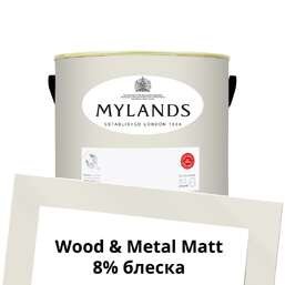 Краски Mylands Wood&Metal Paint Matt 2.5 л. №6 Belgravia Краски Mylands Wood&Metal Paint Matt 2.5 л. №6 Belgravia