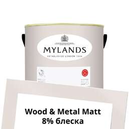 Краски Mylands Wood&Metal Paint Matt 2.5 л. №26 Fitzrovia Краски Mylands Wood&Metal Paint Matt 2.5 л. №26 Fitzrovia