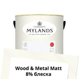 Краски Mylands Wood&Metal Paint Matt 2.5 л. №12 Acanthus Leaf Краски Mylands Wood&Metal Paint Matt 2.5 л. №12 Acanthus Leaf