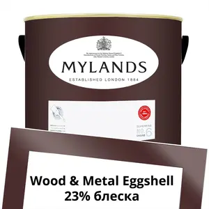 Фото Краски Mylands Wood&Metal Paint Eggshell 5 л. №296 Rothschild Street - 1 Краски Mylands Wood&Metal Paint Eggshell 5 л. №296 Rothschild Street - фото 1