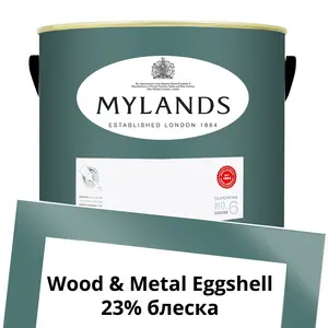 Фото Краски Mylands Wood&Metal Paint Eggshell 5 л. №216 Burlington Arcade - 1 Краски Mylands Wood&Metal Paint Eggshell 5 л. №216 Burlington Arcade - фото 1
