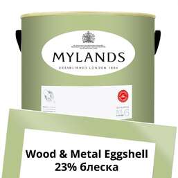 Краски Mylands Wood&Metal Paint Eggshell 5 л. №187 French Green Краски Mylands Wood&Metal Paint Eggshell 5 л. №187 French Green