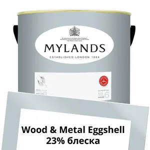 Фото Краски Mylands Wood&Metal Paint Eggshell 5 л. №210 Lambeth Walk - 1 Краски Mylands Wood&Metal Paint Eggshell 5 л. №210 Lambeth Walk - фото 1