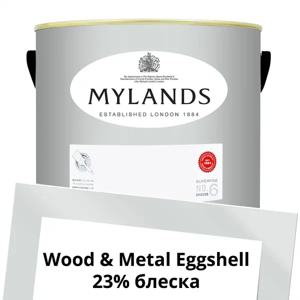 Фото Краски Mylands Wood&Metal Paint Eggshell 5 л. №20 Elgin - 1 Краски Mylands Wood&Metal Paint Eggshell 5 л. №20 Elgin - фото 1