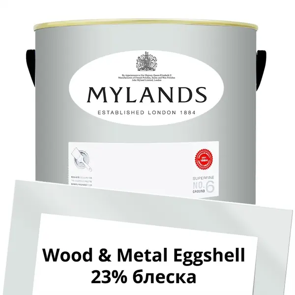 Фото Краски Mylands Wood&Metal Paint Eggshell 5 л. №11 St Clement - 1 Краски Mylands Wood&Metal Paint Eggshell 5 л. №11 St Clement - фото 1