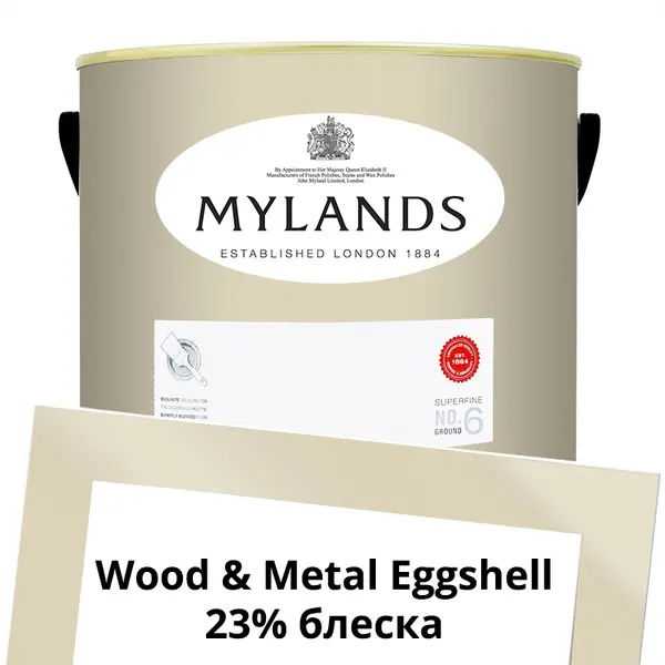 Фото Краски Mylands Wood&Metal Paint Eggshell 5 л. №70 Temple Bar - 1 Краски Mylands Wood&Metal Paint Eggshell 5 л. №70 Temple Bar - фото 1