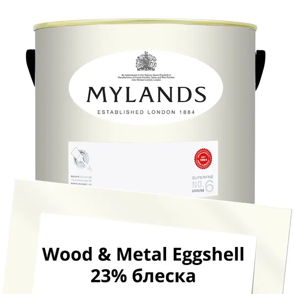 Фото Краски Mylands Wood&Metal Paint Eggshell 5 л. №12 Acanthus Leaf - 1 Краски Mylands Wood&Metal Paint Eggshell 5 л. №12 Acanthus Leaf - фото 1