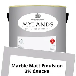 Фото Краски Mylands Marble Matt Emulsion 5 л. №19 Smithfield - 1 Краски Mylands Marble Matt Emulsion 5 л. №19 Smithfield - фото 1