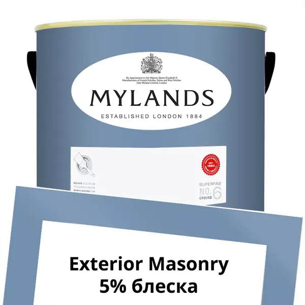 Фото Краски Mylands Exterior Masonry Paint Фасадная 5 л. №33 Boathouse - 1 Краски Mylands Exterior Masonry Paint Фасадная 5 л. №33 Boathouse - фото 1