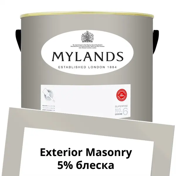 Фото Краски Mylands Exterior Masonry Paint Фасадная 5 л. №169 Gravel Lane - 1 Краски Mylands Exterior Masonry Paint Фасадная 5 л. №169 Gravel Lane - фото 1