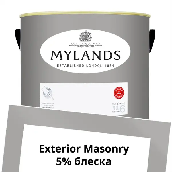Фото Краски Mylands Exterior Masonry Paint Фасадная 5 л. №16 Crace - 1 Краски Mylands Exterior Masonry Paint Фасадная 5 л. №16 Crace - фото 1