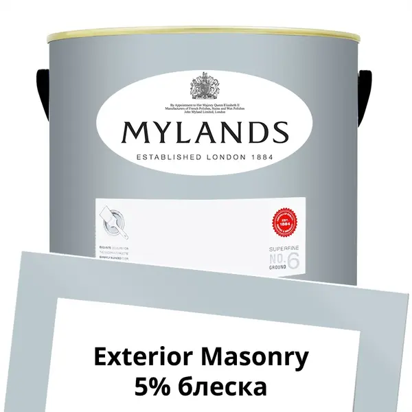 Фото Краски Mylands Exterior Masonry Paint Фасадная 5 л. №210 Lambeth Walk - 1 Краски Mylands Exterior Masonry Paint Фасадная 5 л. №210 Lambeth Walk - фото 1