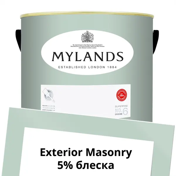 Фото Краски Mylands Exterior Masonry Paint Фасадная 5 л. №36 Copper Green - 1 Краски Mylands Exterior Masonry Paint Фасадная 5 л. №36 Copper Green - фото 1