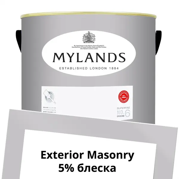 Фото Краски Mylands Exterior Masonry Paint Фасадная 5 л. №19 Smithfield - 1 Краски Mylands Exterior Masonry Paint Фасадная 5 л. №19 Smithfield - фото 1