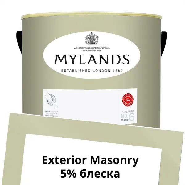 Фото Краски Mylands Exterior Masonry Paint Фасадная 5 л. №110 Flanders Grey - 1 Краски Mylands Exterior Masonry Paint Фасадная 5 л. №110 Flanders Grey - фото 1