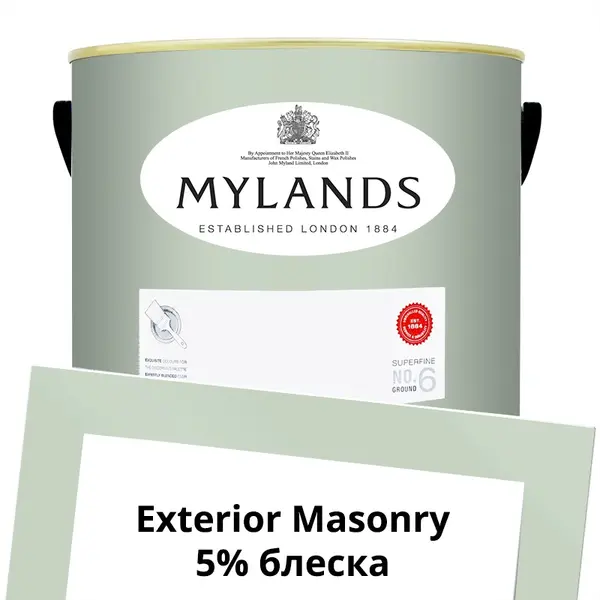 Фото Краски Mylands Exterior Masonry Paint Фасадная 5 л. №100 Chiswick - 1 Краски Mylands Exterior Masonry Paint Фасадная 5 л. №100 Chiswick - фото 1