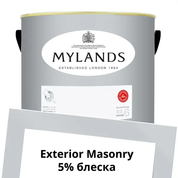 Фото Краски Mylands Exterior Masonry Paint Фасадная 5 л. №23 Islington - 1 Краски Mylands Exterior Masonry Paint Фасадная 5 л. №23 Islington - фото 1