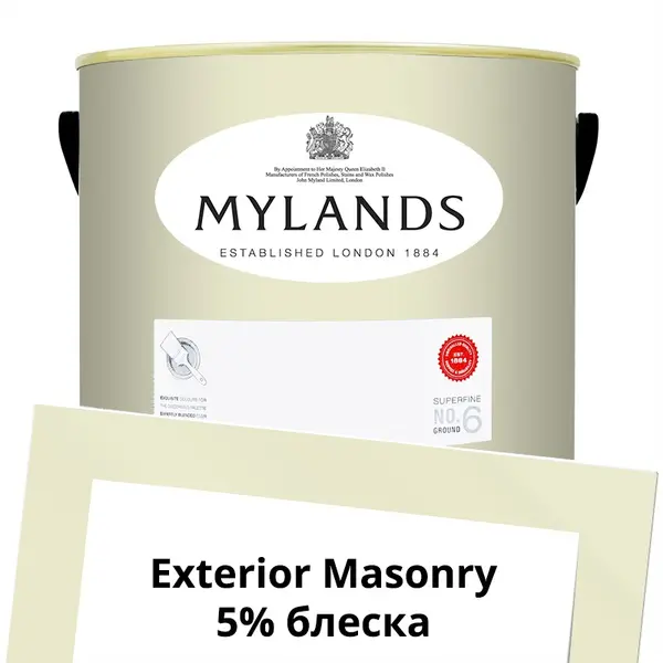 Фото Краски Mylands Exterior Masonry Paint Фасадная 5 л. №37 St Martins - 1 Краски Mylands Exterior Masonry Paint Фасадная 5 л. №37 St Martins - фото 1