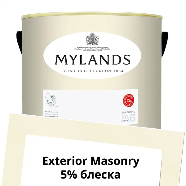 Фото Краски Mylands Exterior Masonry Paint Фасадная 5 л. №31 Limehouse - 1 Краски Mylands Exterior Masonry Paint Фасадная 5 л. №31 Limehouse - фото 1