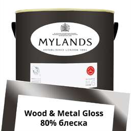 Краски Mylands Wood&Metal Paint Gloss 5 л. №287 London Brown Краски Mylands Wood&Metal Paint Gloss 5 л. №287 London Brown