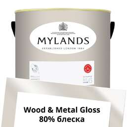 Краски Mylands Wood&Metal Paint Gloss 5 л. №77 Silver Bit Краски Mylands Wood&Metal Paint Gloss 5 л. №77 Silver Bit