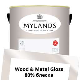 Краски Mylands Wood&Metal Paint Gloss 5 л. №82 Marble Arch Краски Mylands Wood&Metal Paint Gloss 5 л. №82 Marble Arch