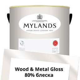 Краски Mylands Wood&Metal Paint Gloss 5 л. №51 White Hart Краски Mylands Wood&Metal Paint Gloss 5 л. №51 White Hart