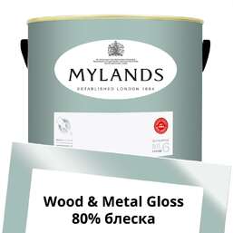 Краски Mylands Wood&Metal Paint Gloss 5 л. №213 Notting Hill Краски Mylands Wood&Metal Paint Gloss 5 л. №213 Notting Hill