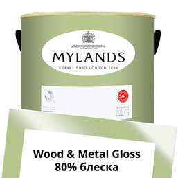 Краски Mylands Wood&Metal Paint Gloss 5 л. №187 French Green Краски Mylands Wood&Metal Paint Gloss 5 л. №187 French Green