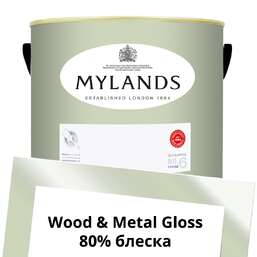 Краски Mylands Wood&Metal Paint Gloss 5 л. №95 Mint Street Краски Mylands Wood&Metal Paint Gloss 5 л. №95 Mint Street