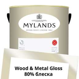 Краски Mylands Wood&Metal Paint Gloss 5 л. №59 Cadogan Stone Краски Mylands Wood&Metal Paint Gloss 5 л. №59 Cadogan Stone