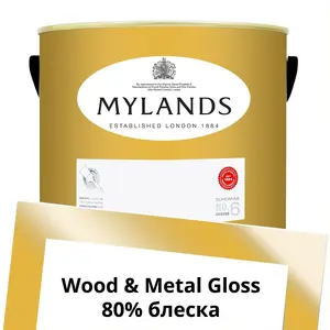 Фото Краски Mylands Wood&Metal Paint Gloss 5 л. №45 Circle Line - 1 Краски Mylands Wood&Metal Paint Gloss 5 л. №45 Circle Line - фото 1