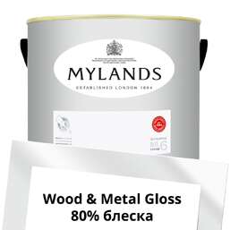 Краски Mylands Wood&Metal Paint Gloss 5 л. №3 Cotton Street Краски Mylands Wood&Metal Paint Gloss 5 л. №3 Cotton Street