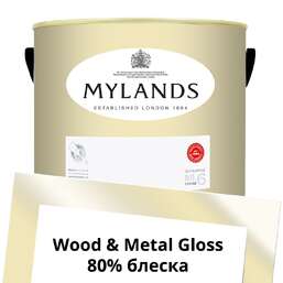 Краски Mylands Wood&Metal Paint Gloss 5 л. №120 Cavendish Cream Краски Mylands Wood&Metal Paint Gloss 5 л. №120 Cavendish Cream