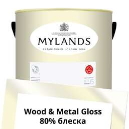 Краски Mylands Wood&Metal Paint Gloss 5 л. №43 Lemon Salts Краски Mylands Wood&Metal Paint Gloss 5 л. №43 Lemon Salts
