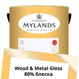 Краски Mylands Wood&Metal Paint Gloss 5 л. №131 Golden Square Краски Mylands Wood&Metal Paint Gloss 5 л. №131 Golden Square
