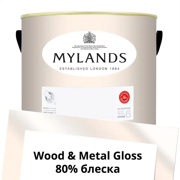 Фото Краски Mylands Wood&Metal Paint Gloss 5 л. №22 Kensington Rose - 1 Краски Mylands Wood&Metal Paint Gloss 5 л. №22 Kensington Rose - фото 1