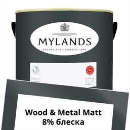 Краски Mylands Wood&Metal Paint Matt 5 л. №44 Duke's House Краски Mylands Wood&Metal Paint Matt 5 л. №44 Duke's House