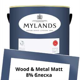 Краски Mylands Wood&Metal Paint Matt 5 л. №34 Observatory Краски Mylands Wood&Metal Paint Matt 5 л. №34 Observatory
