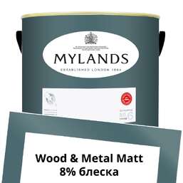 Краски Mylands Wood&Metal Paint Matt 5 л. №232 Eaton Square Краски Mylands Wood&Metal Paint Matt 5 л. №232 Eaton Square