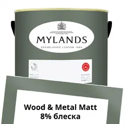 Mylands Wood&Metal Paint Matt 5 л. №168 Myrtle Green Mylands Wood&Metal Paint Matt 5 л. №168 Myrtle Green
