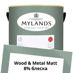 Краски Mylands Wood&Metal Paint Matt 5 л. №102 Long Acre Краски Mylands Wood&Metal Paint Matt 5 л. №102 Long Acre