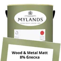 Mylands Wood&Metal Paint Matt 5 л. №203 Stockwell Green Mylands Wood&Metal Paint Matt 5 л. №203 Stockwell Green