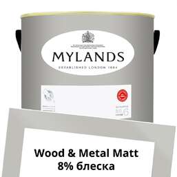 Краски Mylands Wood&Metal Paint Matt 5 л. №152 Grey Ochre Краски Mylands Wood&Metal Paint Matt 5 л. №152 Grey Ochre