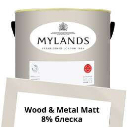 Краски Mylands Wood&Metal Paint Matt 5 л. №77 Silver Bit Краски Mylands Wood&Metal Paint Matt 5 л. №77 Silver Bit