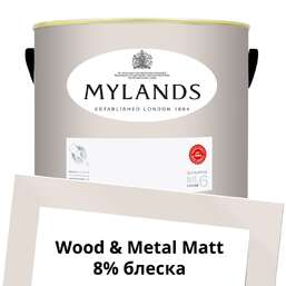 Краски Mylands Wood&Metal Paint Matt 5 л. №82 Marble Arch Краски Mylands Wood&Metal Paint Matt 5 л. №82 Marble Arch