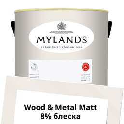 Краски Mylands Wood&Metal Paint Matt 5 л. №51 White Hart Краски Mylands Wood&Metal Paint Matt 5 л. №51 White Hart