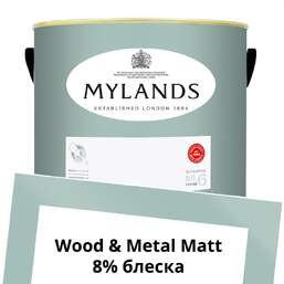 Краски Mylands Wood&Metal Paint Matt 5 л. №213 Notting Hill Краски Mylands Wood&Metal Paint Matt 5 л. №213 Notting Hill