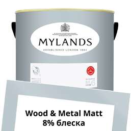 Краски Mylands Wood&Metal Paint Matt 5 л. №210 Lambeth Walk Краски Mylands Wood&Metal Paint Matt 5 л. №210 Lambeth Walk