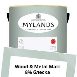 Краски Mylands Wood&Metal Paint Matt 5 л. №212 Beaufort Gardens Краски Mylands Wood&Metal Paint Matt 5 л. №212 Beaufort Gardens
